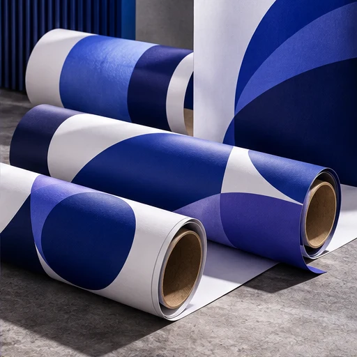 Colourful poster prints and rolled banner artwork